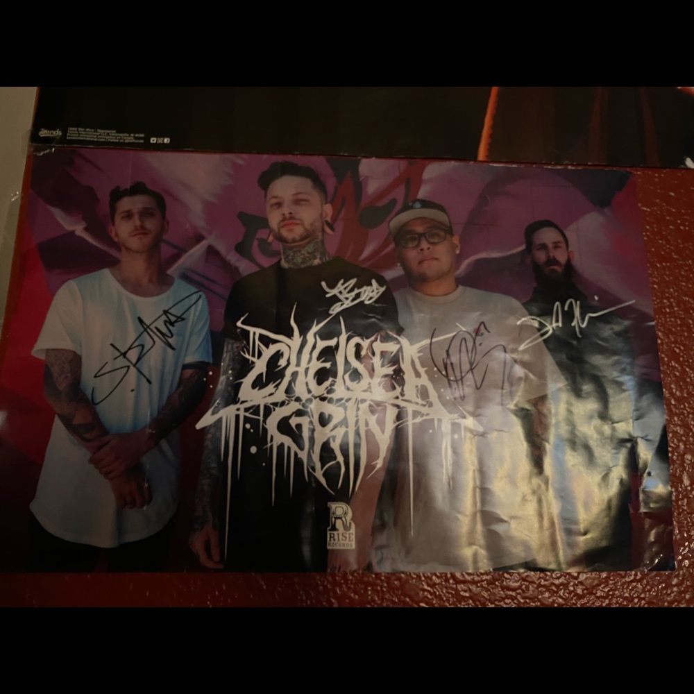 chelsea grin signed poster
